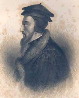 John Calvin. File from wikimedia. This image is in the public domain in the US.