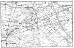 FIG. 55.—Photograph of Ordnance Map, showing sight-lines