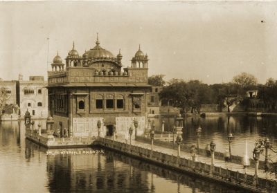 The Harmandir Sahib (Sikh Golden Temple) [1880] (Public Domain Image)